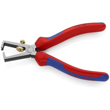Knipex Afisoleringstang Med åbningsfjeder, universal sort atramenteret, med flerkomponent-håndtag 160 mm KN-1102160SB