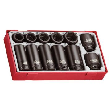 Krafttopsæt med 12 dele med 1/2″ firkantfæste Teng Tools TT9212 282630102
