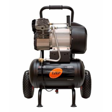 TJEP 20/25-2 Kompressor, 2 cylinder, 20 ltr. tank TJ123021