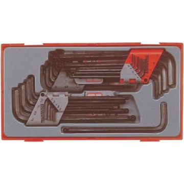 Teng Tools unbraconøgler & Torx nøglesæt TTHT28 med 28 dele 128250107