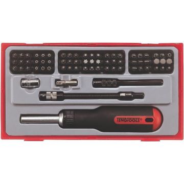 Teng Tools Bitsskruetrækkersæt 74 dele TTMD74 144030103