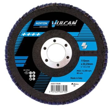 Norton lamelskive Vulcan R842 115 x 22mm P60 233849207