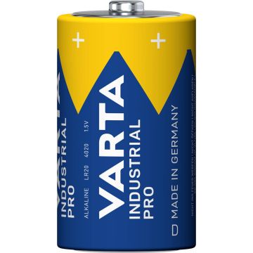 Varta batterier Alkaliske D LR20 1,5V Industrial 644701666