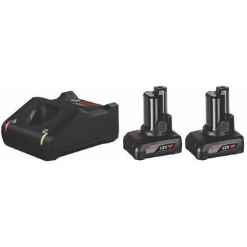 Bosch Startsæt 2 x GBA 12V 6.0Ah + GAL 12V-40 Professional 1600A01B20