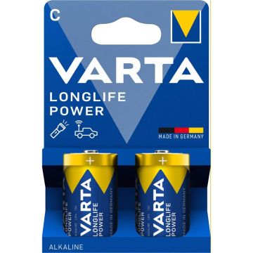 Varta batteri longlife power LR14 C 2-PACK 644701120