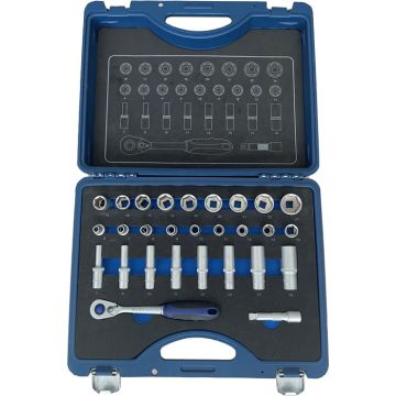BATO Topnøglesæt 3/8" 6-24mm 28 dele BA-1205