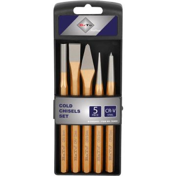 BATO Mejsel-kørner-dyknaglesæt 5 dele BA-52403