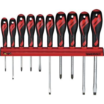 Teng Tools skruetrækkersæt med vægstativ WRMD10N 174510107