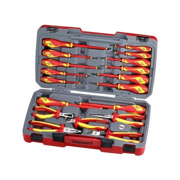 Teng Tools Tang- og skruetrækkersæt til 1000 volt TV18N 178700100