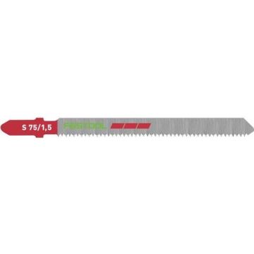 Festool Stiksavklinge S 75/1,5 | Kunststof Profile savklinge | 5 stk 204268