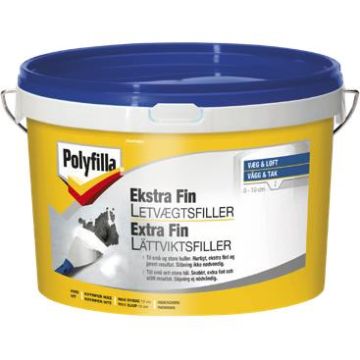Polyfilla Ekstra Fin Letvægtsfiller 2.5 ltr. 251011100