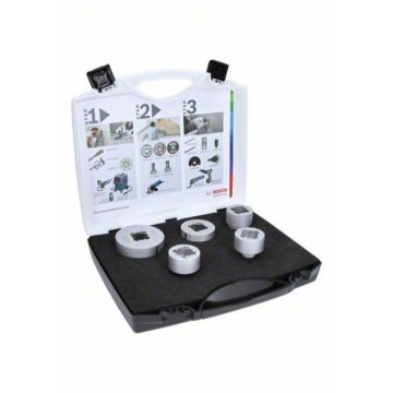 Bosch X-LOCK-diamanthulsav, Best for Ceramic Dry Speed, sæt, 5 dele 2608599037