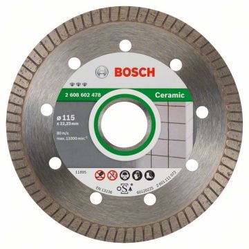 Bosch Diamantskæreskive til keramik 125x22,23mm 2608602479