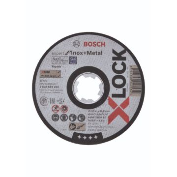 Bosch X-LOCK Expert for Inox and Metal-skæreskive 115 x 22,2 x 1,0mm 2608619263