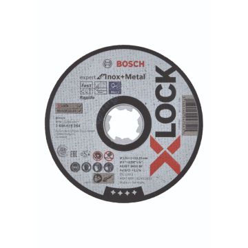 Bosch X-LOCK Expert for Inox and Metal-skæreskive 125 x 22,2 x 1,0mm 2608619264