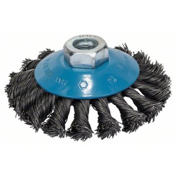 Bosch Konusbørste 100 mm, 0,5 mm, 12 mm, M14 flettet 2608622011