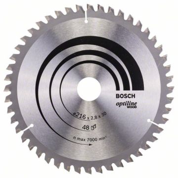 Bosch kap & gerringsavklinge 216 x 2,8 x 30mm 48T 2608640641
