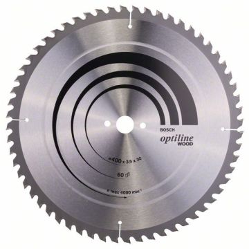 Bosch rundsavklinge Stat UW 400 x 3,5 x 30mm 60T 2608640675
