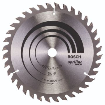 Bosch RUNDSAVKL OPTILINE 184X2,6X16MM 36 TDR 2608640818