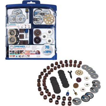 Dremel Tilbehørssæt speedclic 70 stk 2615E725JA