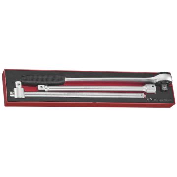 Teng Tools forlængerstykker og skraldenøgle i sæt TEX3403 3/4" med 3 dele 263080103