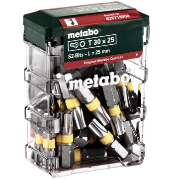 Metabo Bitsboks T30, SP, 25 dele 626716000