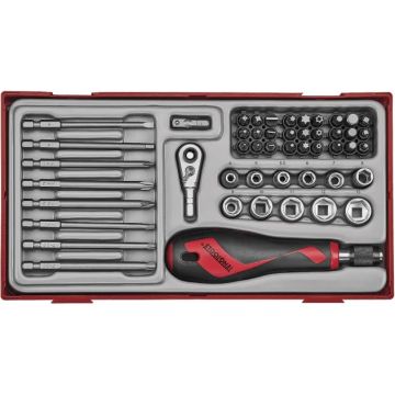 Teng Tools Bitsskruetrækkersæt TTMDQ49 med 49 dele 269910105