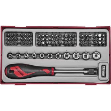 Teng Tools Bitsskruetrækkersæt TTMDQ76 med 76 dele 269930103
