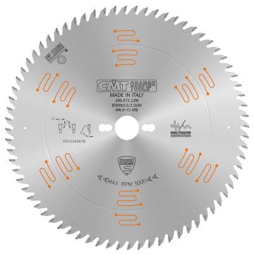 CMT savklinge 216x2,3x30 Z48 W Neg Chrom 285.816.48M