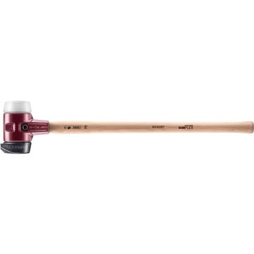 SIMPLEX sledge hammer with cast steel housing and wooden handle,    Ø 80 / handle 700 mm Rubber composition with "stand-up"/ Superplastic 3027.281