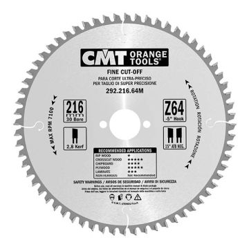 CMT Klinge 210x2,8x30 Z64 W 292.210.64M
