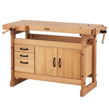 Sjöbergs Nordic Pro 1400 høvlebænk med SM03 skab 35025