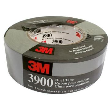 3M Lærredstape 3900 sølvgrå 48 mm x 55 m (gaffatape) 563939