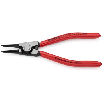 Knipex Låseringstang til udvendige ringe på aksler sort atramenteret, betrukket med kunststof 140 mm KN-4611A1SB