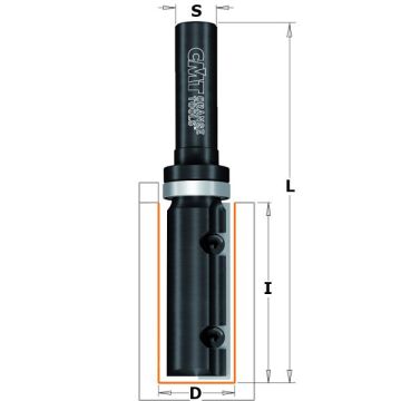 CMT VP Overfræsebor 19x48,3 K12 Z1 652.690.11B