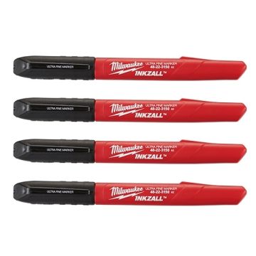 Milwaukee Perm. Marker Ultra Fine Set 4P 48223154