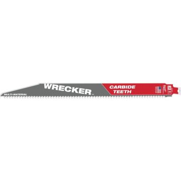 Milwaukee bajonetsavklinge med karbidtænder 300mm 6 TPI 5 stk. Heavy duty Wrecker™ 48475543