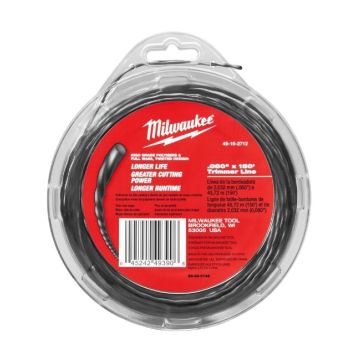 Milwaukee Trimmertråd til Græstrimmer 2mm x 45m 49162712