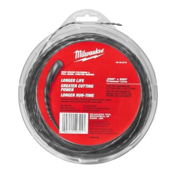 Milwaukee Trimmertråd til græstrimmer 2,4mm x 76m 49162713