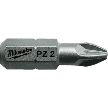Milwaukee Bits PZ2 x 25mm 25P 4932399590