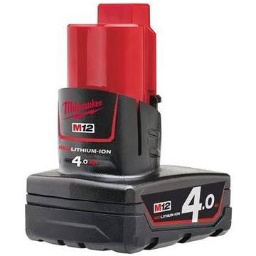 Milwaukee batteri M12 B4 12V 4,0 Ah Red Lithium-Ion 4932430065