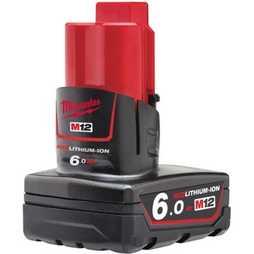 Milwaukee batteri M12 B6 12 V. 6,0 Ah Redlithium-Ion 4932451395