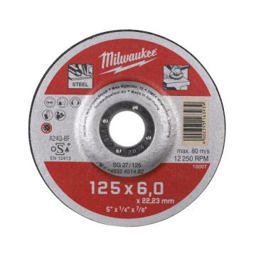Milwaukee Slibeskive Metal STD 125x6mm 4932451482