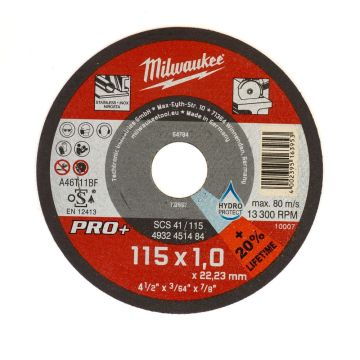 Milwaukee Skæreskive Metal SCS 41/115X1 Pro+ 200P 4932451485