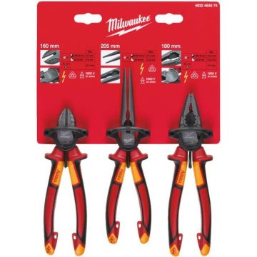 Milwaukee Tangsæt VDE 3 dele 4932464575