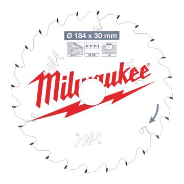 Milwaukee Rundsavklinge W184x30x1,6x24 4932471297