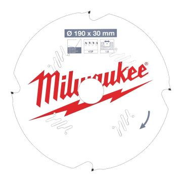 Milwaukee Rundsavklinge FC190x30x1,8x4d 4932471304