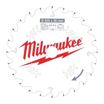 Milwaukee Rundsavklinge W235x30x2,4x24 4932471305