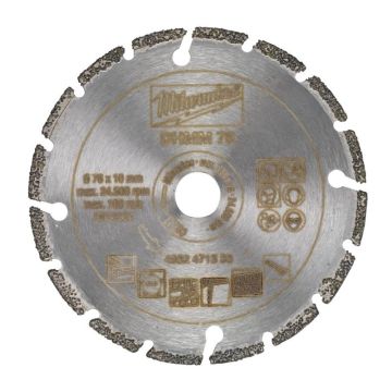 Milwaukee Diamant Klinge Multi Materiel 76mm 4932471333