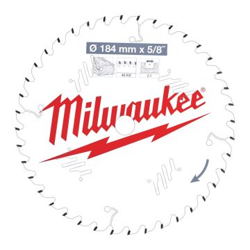 Milwaukee Rundsavklinge W184x5/8x2,1x40 4932471379